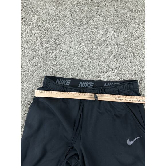 Nike Sweatpants Mens Extra Large Black Gray Swoosh Therma Fit Drawstring - Picture 8 of 16